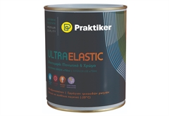 Χρώμα Ακρυλικό Praktiker Ultra Elastic Λευκό 750ml