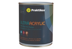 Χρώμα Ακρυλικό Praktiker Ultra Acrylic Λευκό 750ml