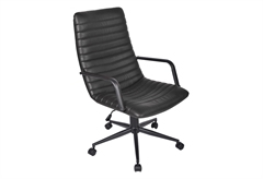 Καρέκλα Γραφείου Stripes Μαύρη Μ75xΠ61,5xΥ101