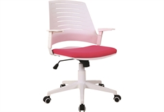 Καρέκλα Γραφείου Nitro Λευκή/Ροζ