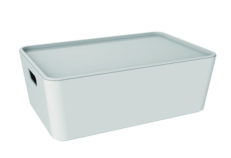 Κουτί Αποθήκευσης Πλαστικό Dea Home Contemporary M29xΠ19xΥ10.2cm 4.5lt Λευκό