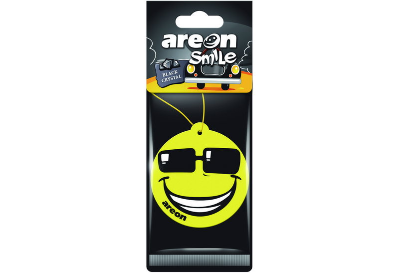 Αρωματικό Αυτοκινήτου Καρτέλα Areon Dry Smile Black Crystal