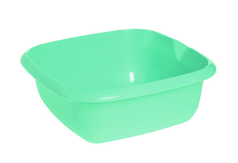 Λεκάνη Τετράγωνη Τυρκουάζ Bjork 8L 34Χ34Χ12.5cm