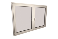 Παράθυρο PVC Δίφυλλο Ανοιγόμενο/Ανακλινόμενο 100X95cm