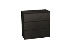 Συρταριέρα Liberta Sono Μ90xΠ46xΥ91cm Μαύρη