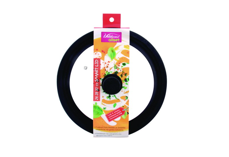 Καπάκι Γυάλινο Veltihome Smart Lid για Σκεύη Φ26/28/30cm