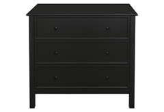 Συρταριέρα Liberta Country Μ80xΠ40xΥ77cm Μαύρη