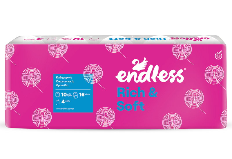 Ρολό Υγείας Endless Rich&Soft 4Φυλλο