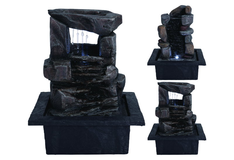 Συντριβάνι Feng Shui 21X18X27,5cm Led Εσωτερικού Χώρου