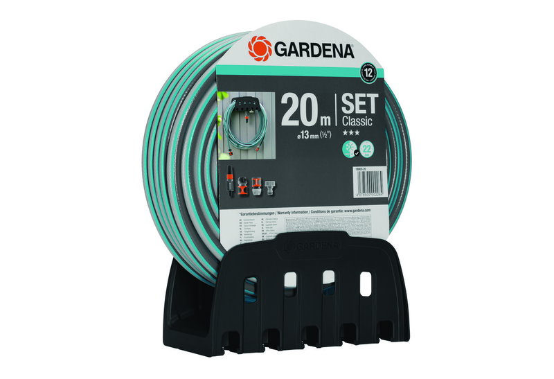 Λάστιχο Gardena Classic 1/2'' ( 13mm ) -20Μ με Βάση&Εξαρτήματα