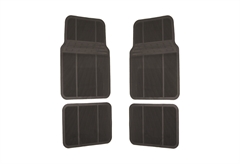 Σετ Δάπεδα Αυτοκινήτου Kaver Fast Full Set Μαύρο 4τμχ