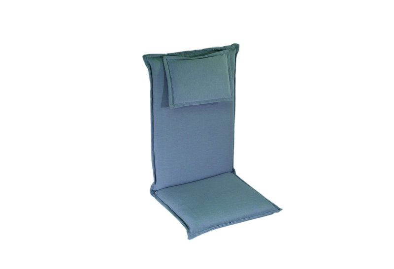 Bioafrol Μαξιλάρι Βάτα Εξώγαζο με Ψηλή Πλάτη 120x53x6cm Linen Γκρι