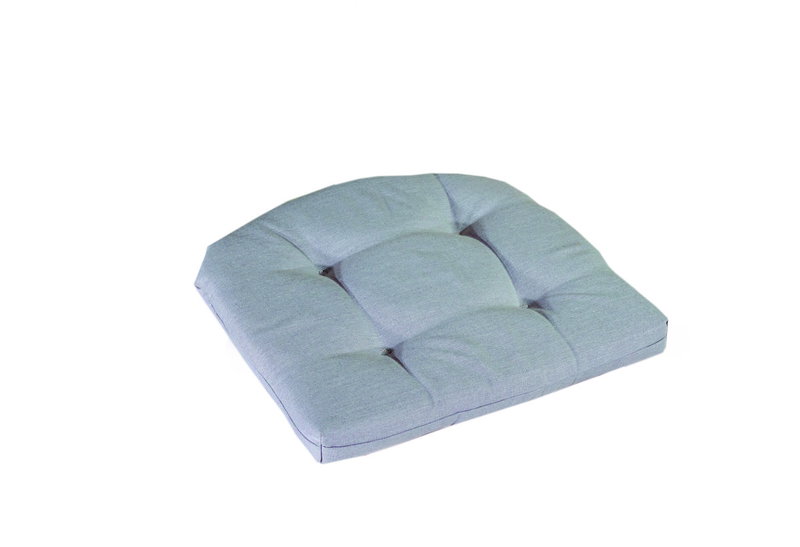 Bioafrol Μαξιλάρι Καθίσματος Λουρί 40x40x5cm Linen Γκρι