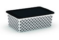 Κουτί Αποθήκευσης Πλαστικό Curver C-Box Ethnic M37xΠ26xΥ15cm 11lt Μαύρο