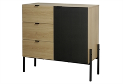 Συρταριέρα Liberta Gree Μ84.4xΠ39xΥ82cm Σονόμα/Γκρι