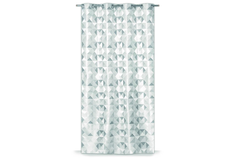 Κουρτίνα JBY Creation Rid Eclatante 260x40cm Γκρι με Τρουκς
