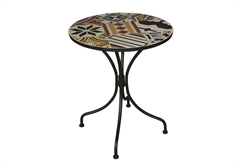 Τραπέζι Provence Μεταλλικό Στρογγυλό 60x72cm