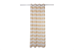 Κουρτίνα JBY Creation Net Terentine 280x140cm Κίτρινη με Τρουκς