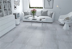Πλακάκι Δαπέδου Πορσελανάτο Δαπέδου Soft Travertin 60x60cm Γκρι