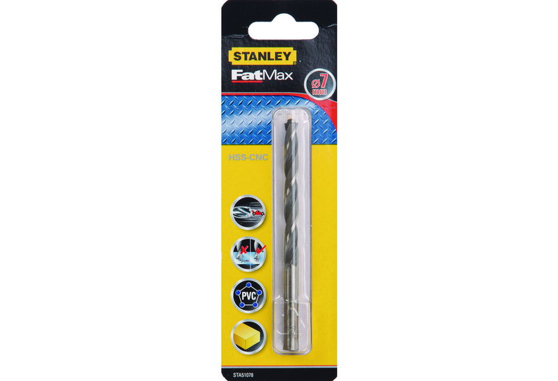 Τρυπάνι Stanley Fatmax 7mm Προδιάτρησης Μετάλλου