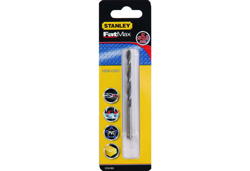 Τρυπάνι Stanley Fatmax 5.5mm Προδιάτρησης Μετάλλου