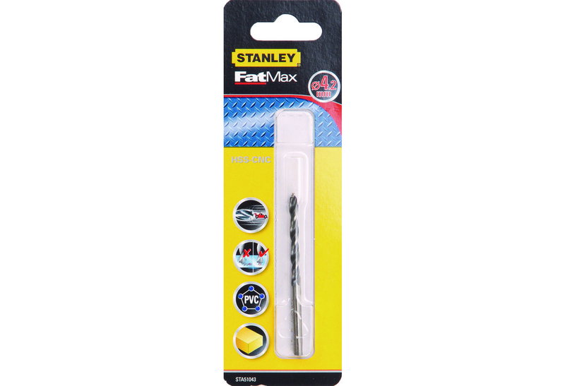 Τρυπάνι Stanley Fatmax 4.2mm Προδιάτρησης Μετάλλου