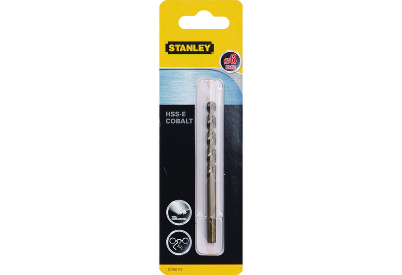 Τρυπάνι Μετάλλου Κοβαλτίου Stanley 6mm