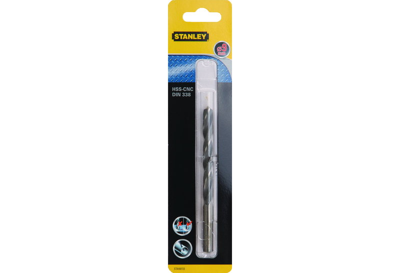 Τρυπάνι Μετάλλου Stanley Hss-Cnc 9mm