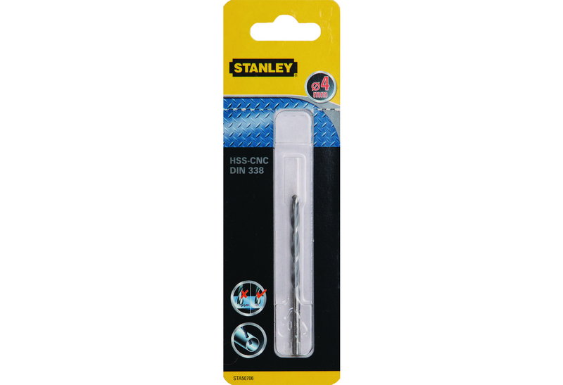 Τρυπάνι Μετάλλου Stanley Hss-Cnc 4mm