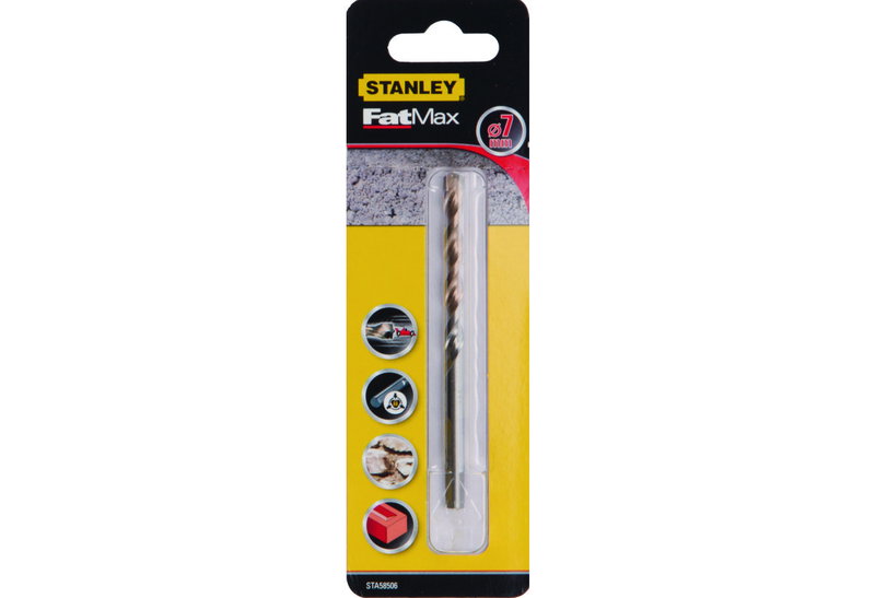 Τρυπάνι Δομικών Υλικών Stanley Fatmax 7mm/100mm