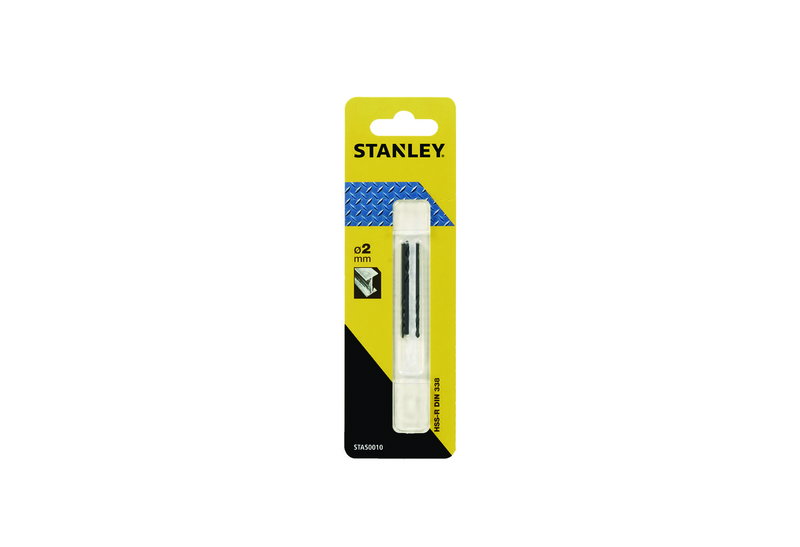 Τρυπάνι Μετάλλου Stanley Hss-R 2mm 3 Τεμαχίων