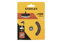 Συρματόβουρτσα Τροχός Stanley Φ100mm για Δράπανα