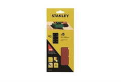 Γυαλόχαρτα Προτρυπημένα Quick Fit Stanley K80 για Mouse Σετ 5 Τεμαχίων