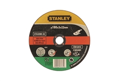 Δίσκος Δομικών Υλικών Κοπής Stanley Φ.180mm Επίπεδο