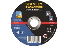 Δίσκος Κοπής Μετάλλου Stanley Fatmax Φ.125X22mm