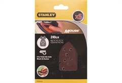 Γυαλόχαρτα Quick Fit Stanley K240 για Mouse Σετ 5 Τεμαχίων