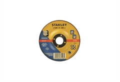 Δίσκοι Λείανσης Stanley 125mm Μετάλλου με Κούρμπα
