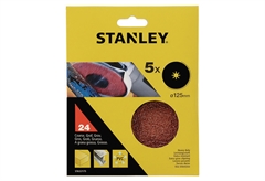 Δίσκοι Λείανσης Stanley K24 Φ.125mm Σετ 5 Τεμαχίων