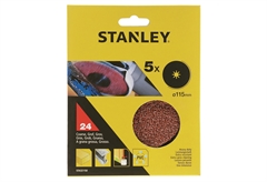 Δίσκοι Λείανσης Stanley K24 Φ.115mm Σετ 5 Τεμαχίων
