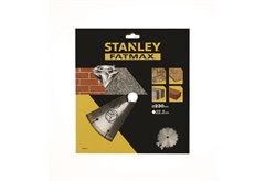 Δίσκος Διακοπτόμενης Στεφάνης Stanley Φ.230X22.2mm Ξηράς Κοπή για Δομικά Υλικά
