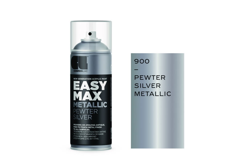 Σπρέι Cosmoslac Easy Max Metallic Silver 400mL