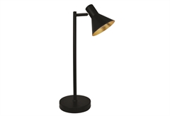 Επιτραπέζιο Φωτιστικό Viokef Harvey Μαύρο/Χρυσό