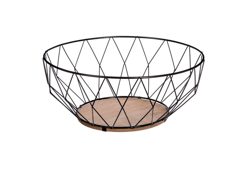 Φρουτιέρα Diamond Φ.28cm Μαύρη