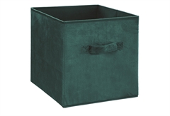 Κουτί Αποθήκευσης Box Μπλε Velvet Πολυπροπυλένιο & Πολυεστέρας