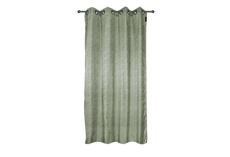 Κουρτίνα Pierre Cardin Sanzan 270x140cm Μπεζ/Ασημί με Τρουκς
