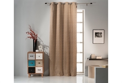 Κουρτίνα Pierre Cardin Sanzan 270x140cm Καφέ/Χρυσό με Τρουκς