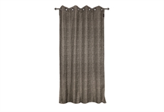 Κουρτίνα Pierre Cardin Sanzan 270x140cm Μαύρο/Ασημί με Τρουκς