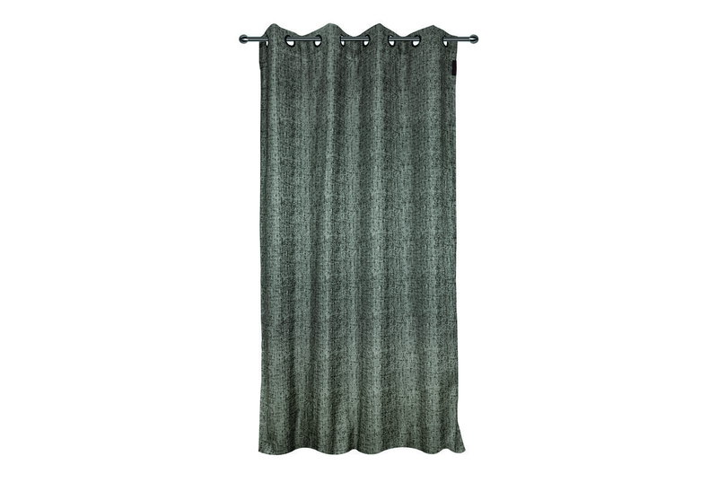 Κουρτίνα Pierre Cardin Sanzan 270x140cm Μαύρο/Ασημί με Τρουκς