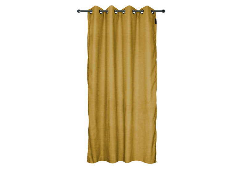 Κουρτίνα Pierre Cardin Dousez 270x140cm Κίτρινο Σκούρο με Τρουκς