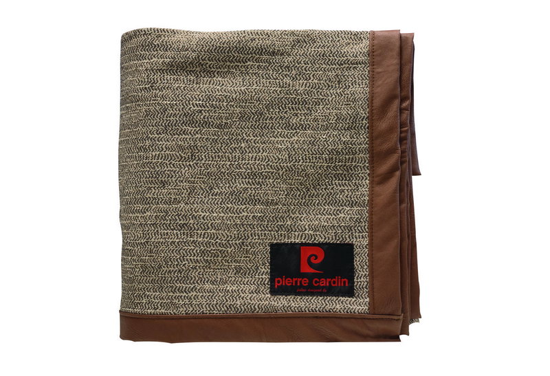 Ριχτάρι Pierre Cardin Diagonal 170x150cm Καφέ/Μπεζ